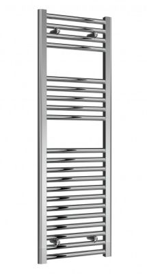 REINA DIVA CHROME 25mm TUBES FLAT/STRAIGHT LADDER TOWEL WARMER H1200mm x W400mm, AG40120CF